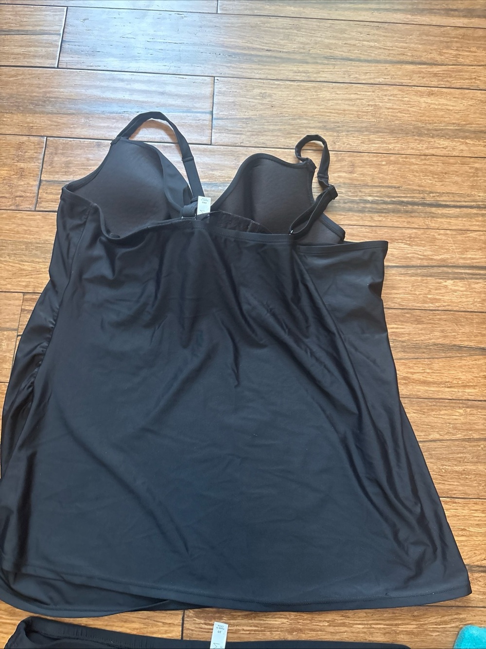 Swim By Cacique 2 Piece  Black Swimsuit Top Size 46D  Bottom Size 20 - Picture 7 of 9
